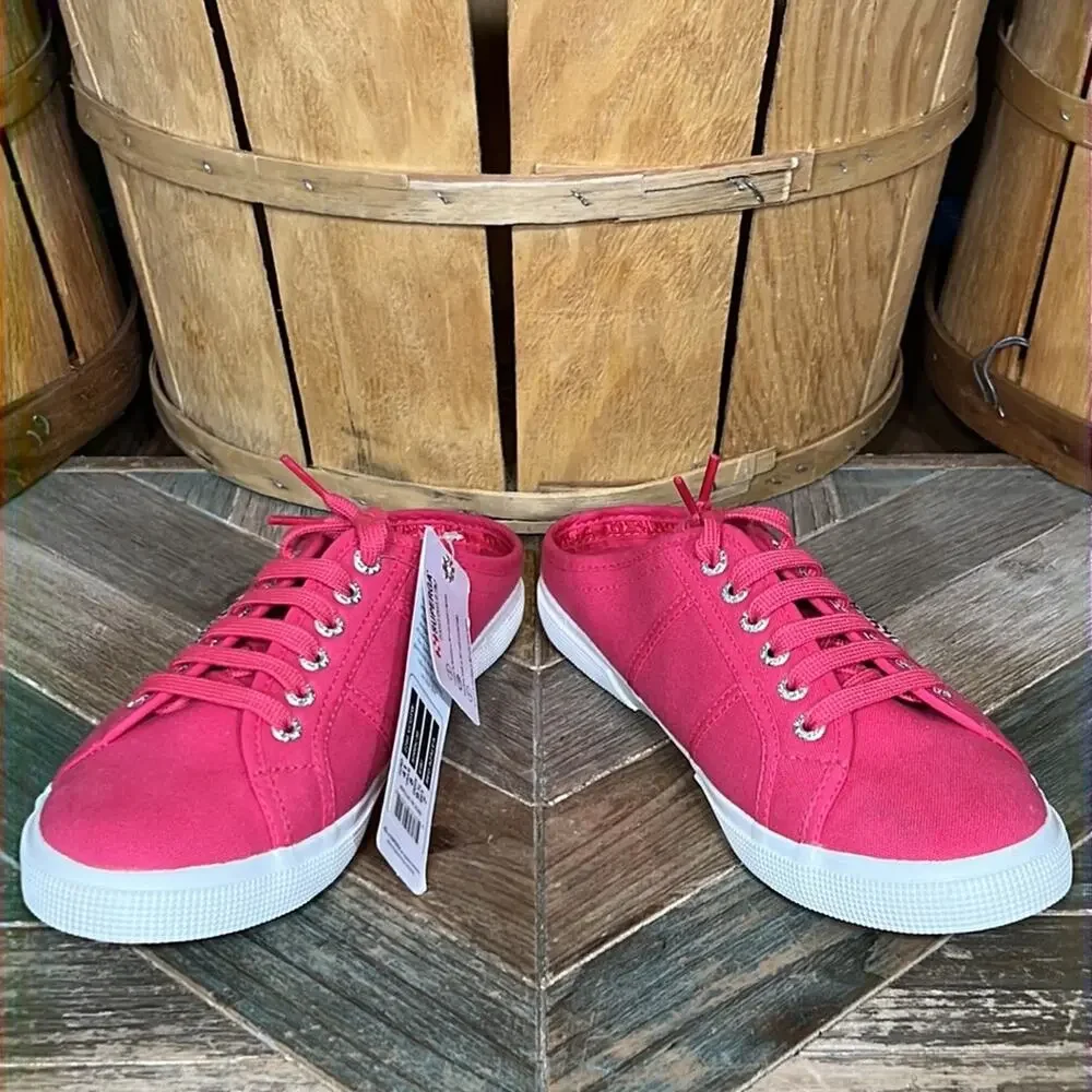 Superga 2288 VCOTW Fantasia Collection Pink Canvas Mule Sneakers Women 9.5